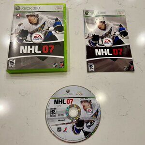 EA Sports NHL 2007 - XBOX 360 - XBOX Live - Manual Included